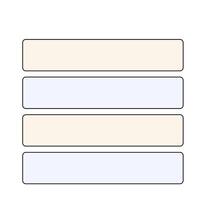 Stacked Text Boxes Design Element vector