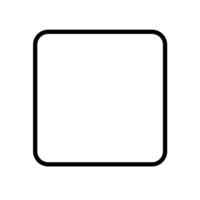 Stop Media flat solid outline icon vector