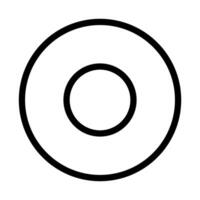 Stop button simple flat button. Illustration. vector