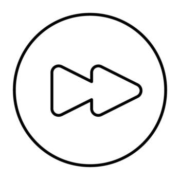 adelante icono elemento para diseño vector