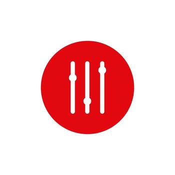 multimedia igualada botones. medios de comunicación jugador íconos vector