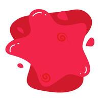 Abstract fluid design element colorful Template for logo design vector