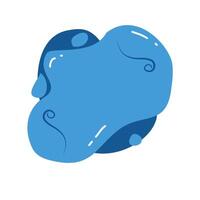 Abstract fluid design element colorful Template for logo vector