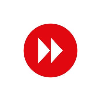 multimedia adelante botones. medios de comunicación jugador íconos vector