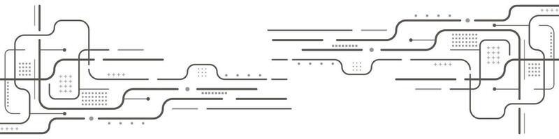 Technology background of lines.The modern concept of digital technology. vector