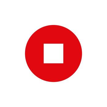 multimedia detener jugar botones. medios de comunicación jugador íconos vector