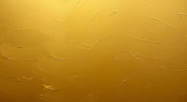 A gold paint texture with a wave pattern photo