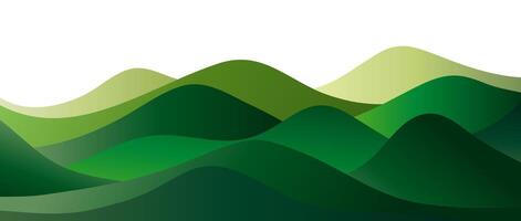 Mountain landscape background creative minimalist modern art print. mountains, hills and forrest. use for print art, poster, cover, banner vector