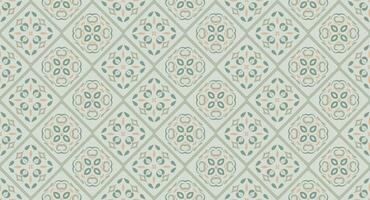 Tile damask seamles pattern. Ornate Mediterranean background for ceramic tiles, flooring, textile vector
