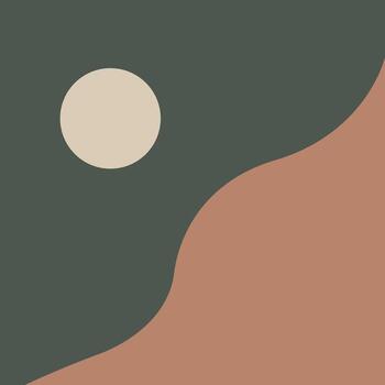 Simple Illustration Design Abstract Background With Circles On It vector