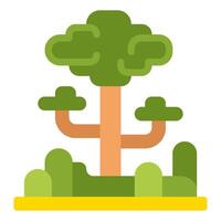 Rainforest Scene in Colombia vector