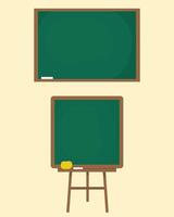 set of chalkboards for educational use vector
