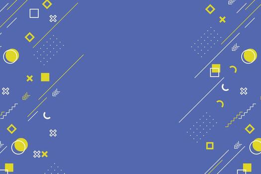 Memphis design background. Geometric elements in memphis background. vector