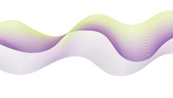 Abstract Gradient Wave Background with Purple and Green Flowing Lines vector
