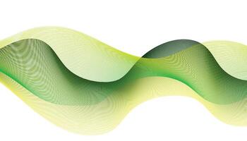Smooth Flowing Gradient Background with Dynamic Curves vector