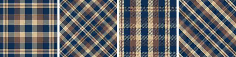 Plaid pattern seamless tartan check plaid for skirt, tablecloth, blanket, duvet cover,modern fashion print. vector