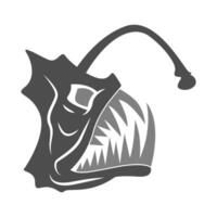 A fish with a mouth open and teeth vector