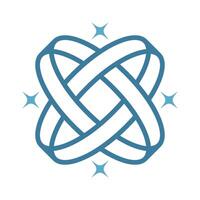 An abstract logo for a company vector