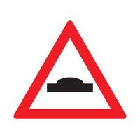 The Illustration of Triangle Speed Bumps vector