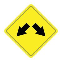 Dual Track Sign The Illustration vector