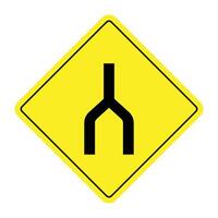 Dual Carriageway End The Illustration vector