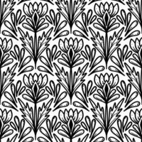 250614 black and white line scribble seamless background vector