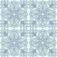 250613 blue line scribble seamless background vector