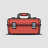 Heavy Duty Toolbox for Workshop Use vector