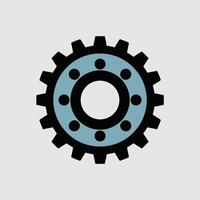 Technical Illustration of Multiple Gear Wheels vector