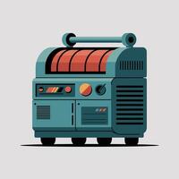 Modern Generator Machine with Vents and Handle vector