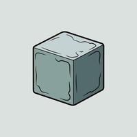 Flat Illustration of a Standard Concrete Block vector
