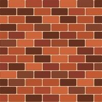 Flat Illustration of a Brick Wall Pattern vector