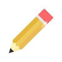 pencil element illustration vector