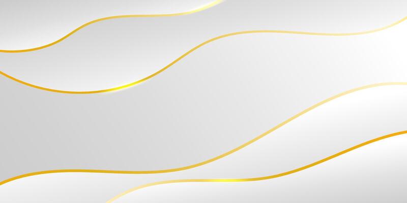 Elegant gold and white abstract wave with soft flowing lines on black background, great for luxury branding, fashion promotions, or premium packaging.