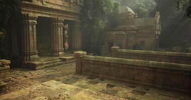 CGI abandoned temple video