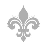 A fleur de lis on a white background vector