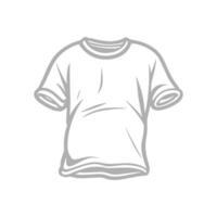 A tshirt is shown on a white background vector