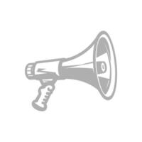 A megaphone is shown on a white background vector
