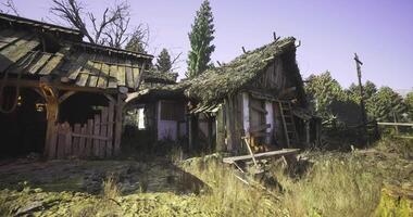 CGI Abandoned Log Cabin Scene video