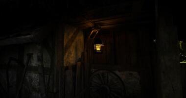 Realistic CGI Hidden Cabin in Overgrowth video