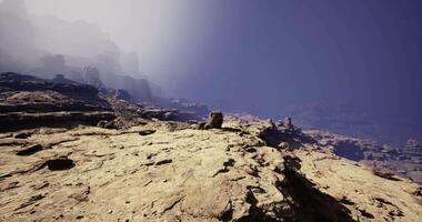 Dramatic CGI of rock formations video