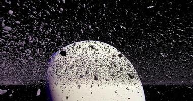 Surreal CGI CGI Rocky Debris Around Saturn video