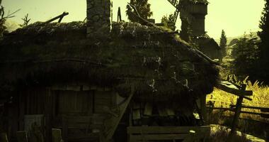 CGI Remote Cabin in Rough Forest video