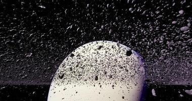 CGI Saturn with Asteroid Field video