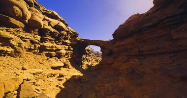 Surreal CGI rock formation video