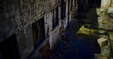 CGI old abandoned warehouse video