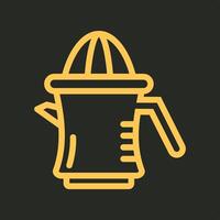Citrus Juicer trendy applicable important Illustration design handsome colorful background vector