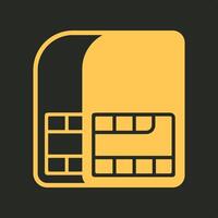 SIM card trendy applicable important Illustration design ravishing colorful background vector