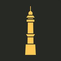 Mosque trendy applicable important Illustration design charming colorful background vector