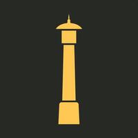 Mosque minaret trendy applicable important Illustration design beauteous colorful background vector